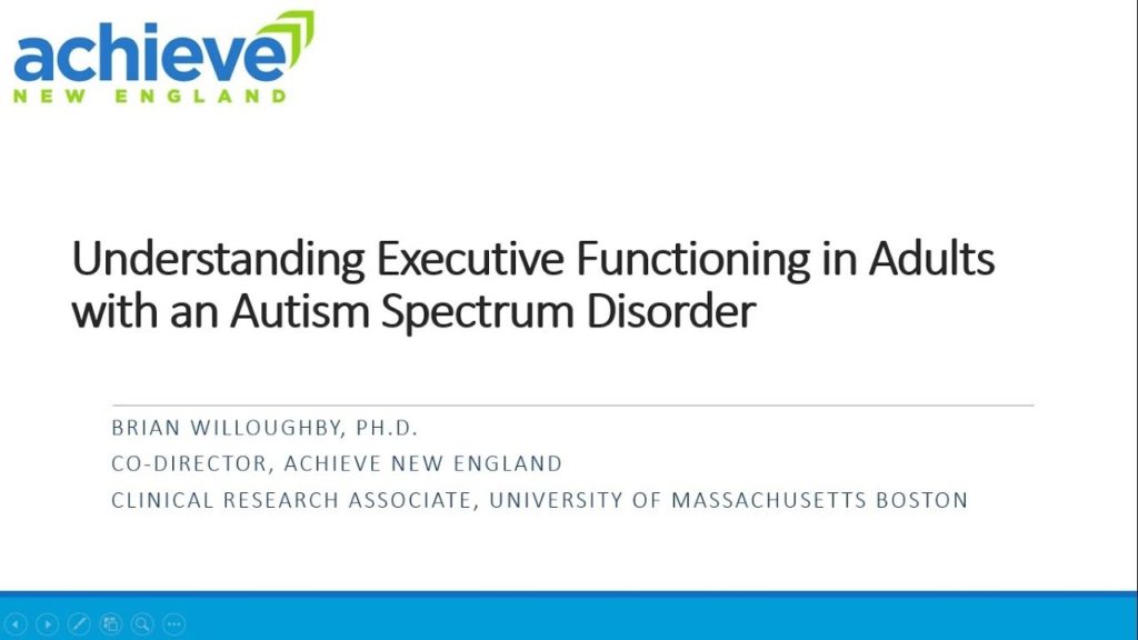 Understanding the Role of Executive Functioning in Autism