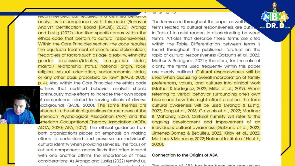 Diversity in ABA Part 6: Recommendations to increase cultural responsiveness in the field of ABA.
