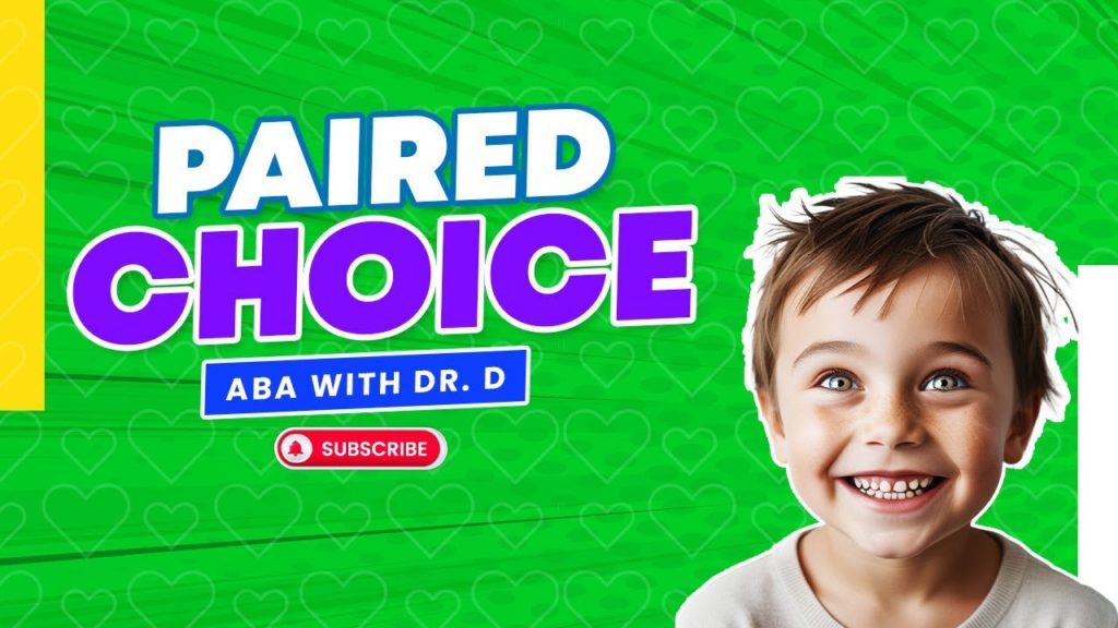 Paired Choice Preference Assessment Data Collection