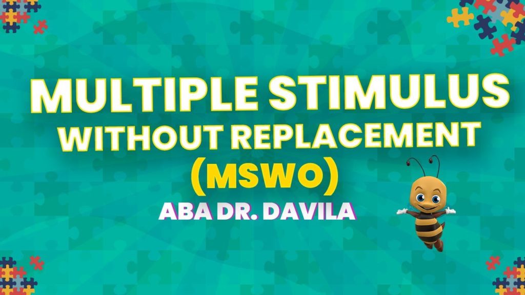 Video 94: Multiple Stimulus without Replacement (MSWO)