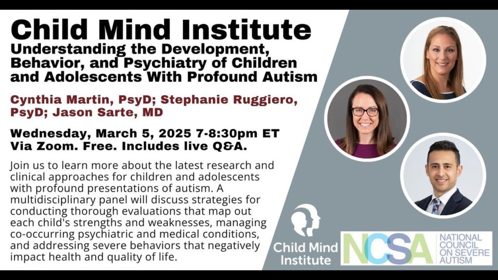 Understanding the Development, Behavior, and Psychiatry with Autism