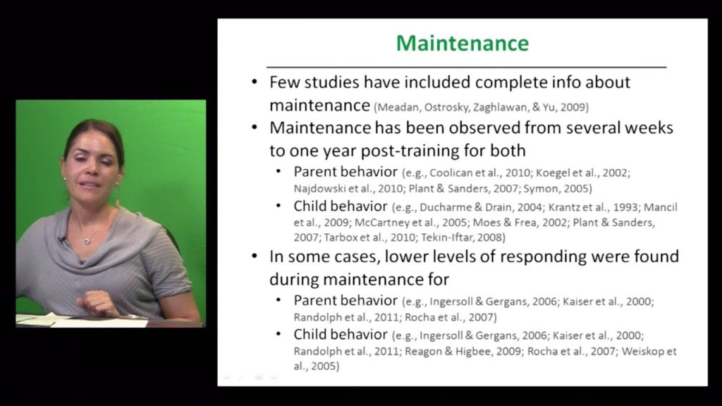 Providing Effective Behavioral Parent Training: Research and Practice Recommendations