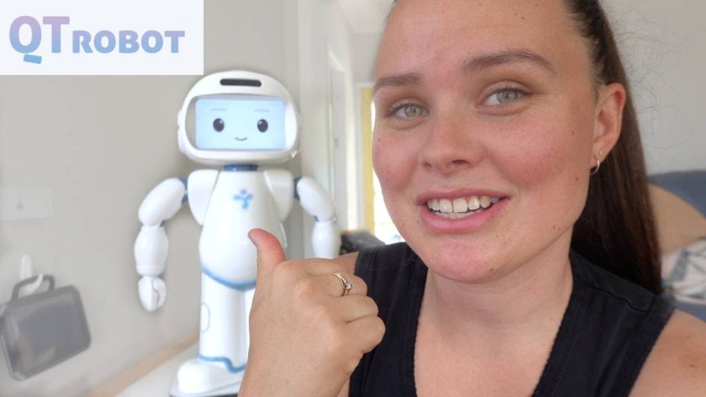 Robot For Autistic Children *EXCITING* | QTrobot LuxAI | Aussie Autism Family
