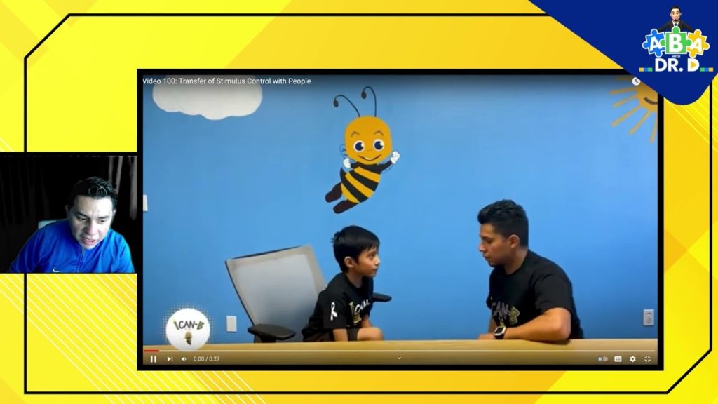 Transfer of Stimulus Control with Caregivers Video Breakdown G-21 BCBA Task List