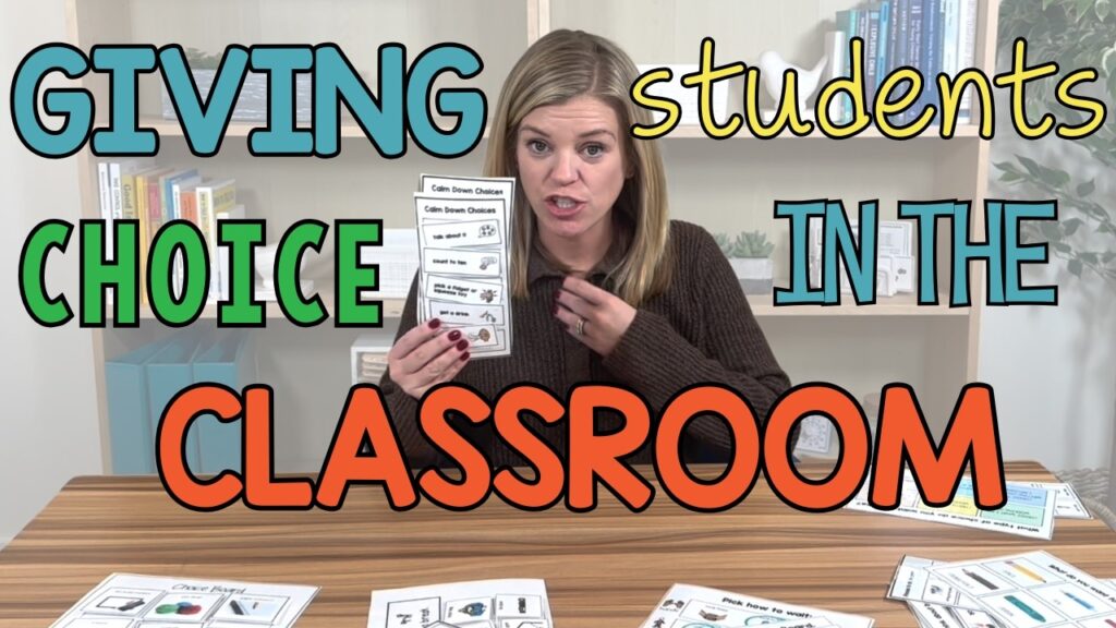 Visual choice Boards: A Tool for Better Behavior