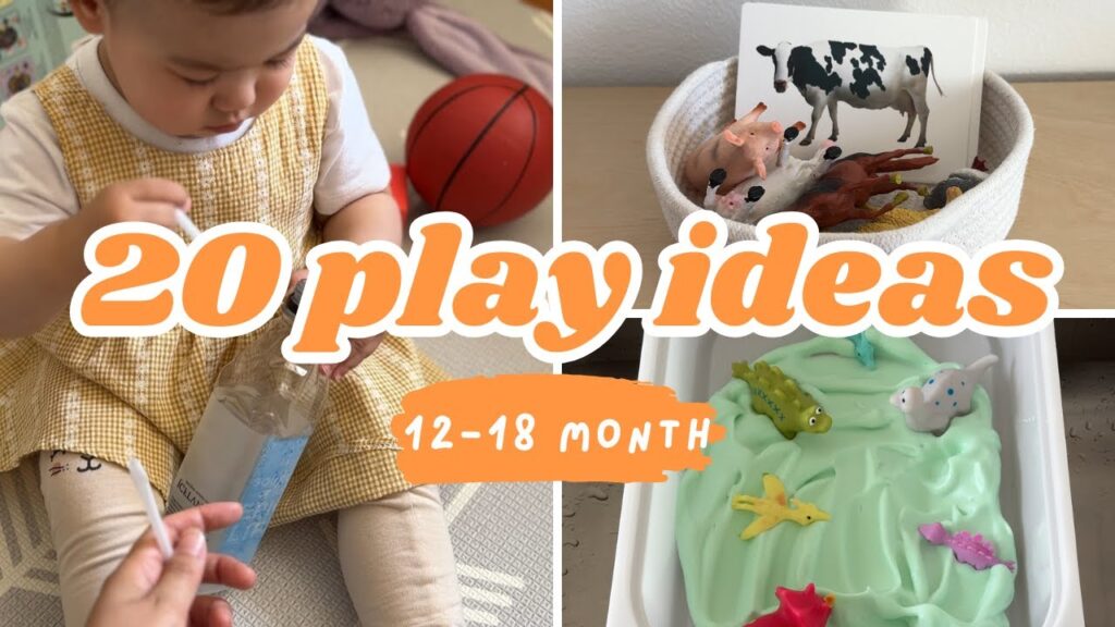 20 simple and fun games for 12-18 month old baby.