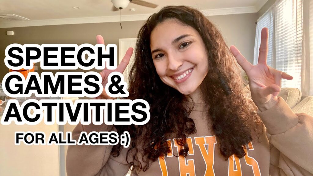 SPEECH THERAPY GAMES & ACTIVITIES FOR ALL AGES