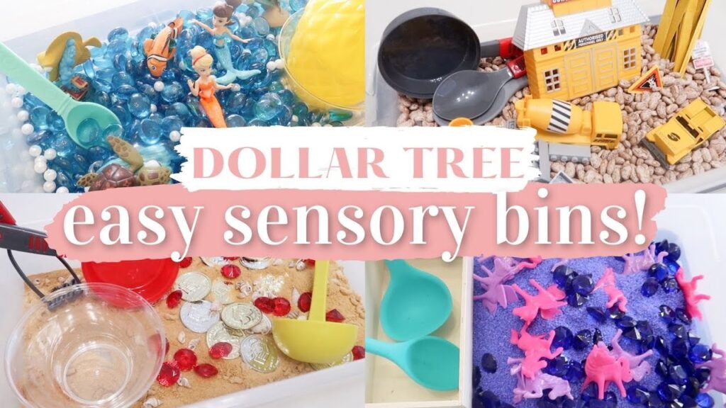 EASY + AFFORDABLE SENSORY BINS FOR TODDLERS